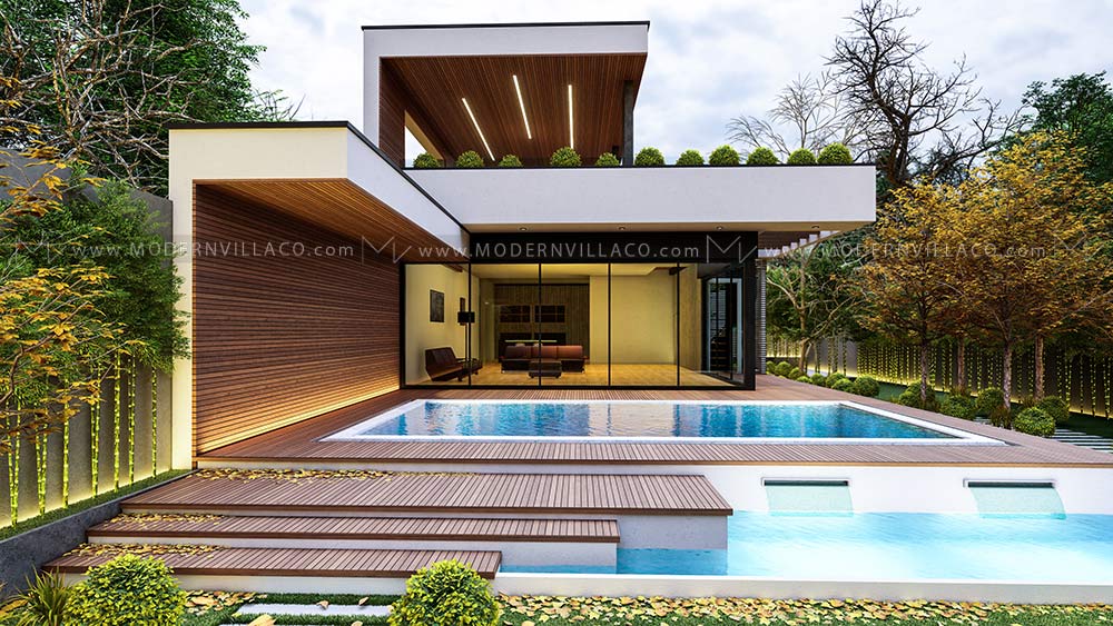 Villa garden design MODERN VILLA
